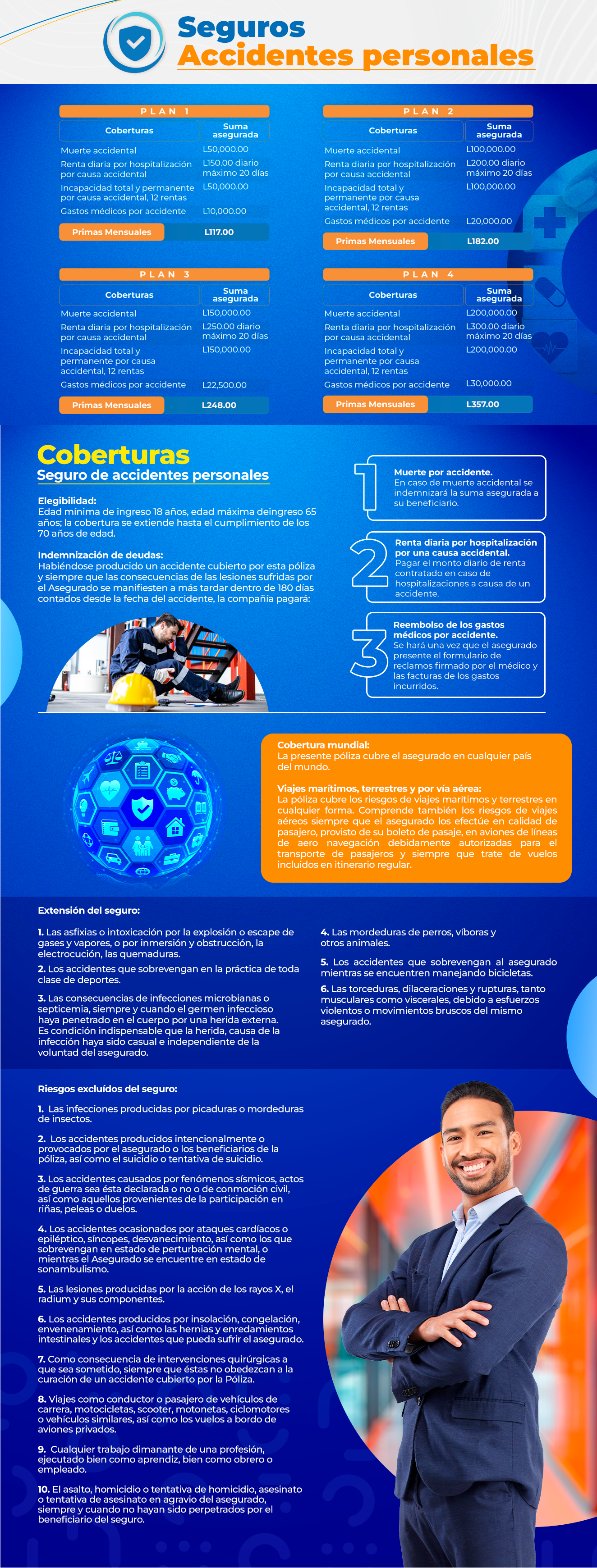 Detalles accidentes personales